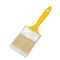 High quality paint flat brush plastic handle PET fibre bristles