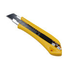 Coltello di plastica della taglierina, coltello 18mm, un coltello automatico della taglierina del coltello di utilità della automatico-serratura di 18mm ABS+TPR